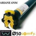 Motor SOMFY ARIANE vía cable semiautomático 6NM/17