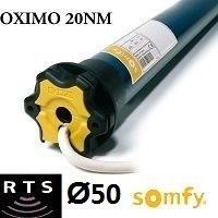 Motor Somfy OXIMO vía radio RTS 20/17