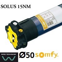 Motor persiana SOMFY SOLUS vía cable 15NM/12