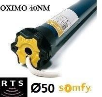 Motor Somfy OXIMO vía radio RTS 40/17