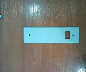 Placa recogedor metálico