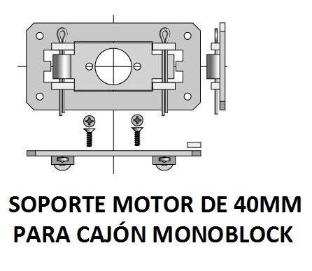 Soporte para motor de 40 mm