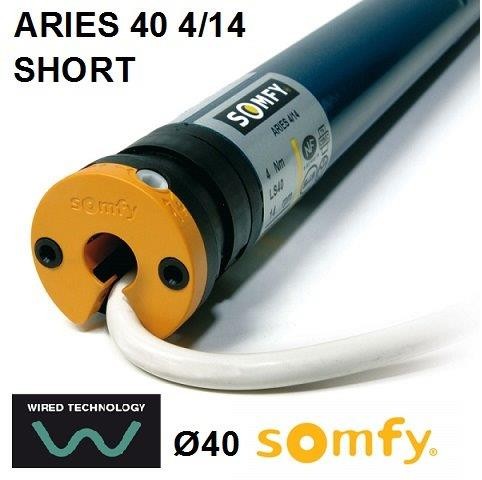 Motor Somfy ARIES SHORT 40 4/14 vía cable