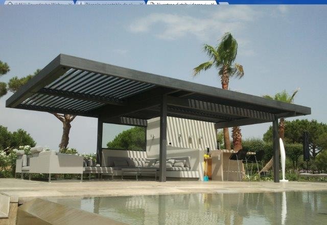 Pérgola bioclimática de aluminio SOLISYSTEME